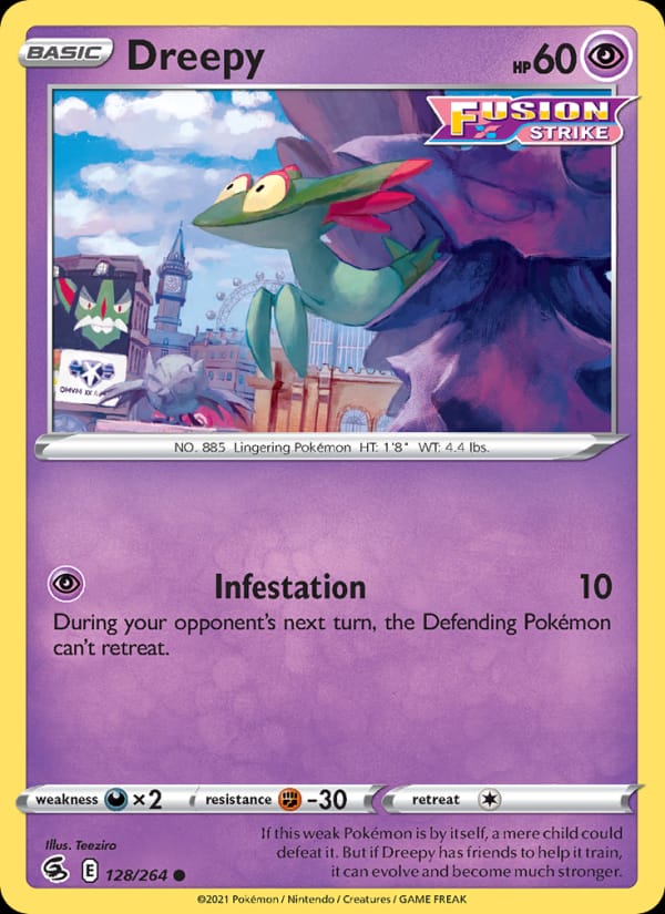 Dreepy, SWSH08: Fusion Strike · 128/264