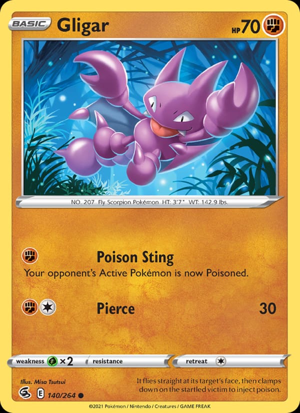 Gligar, SWSH08: Fusion Strike · 140/264