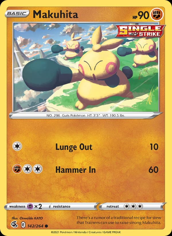 Makuhita, SWSH08: Fusion Strike · 142/264