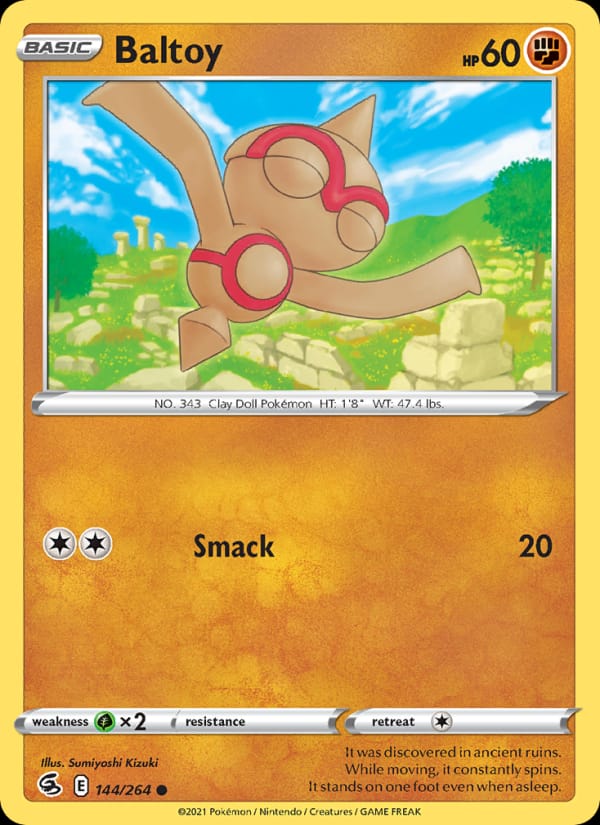 Baltoy, SWSH08: Fusion Strike · 144/264