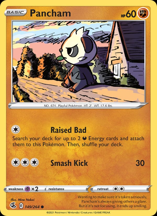 Pancham, SWSH08: Fusion Strike · 149/264