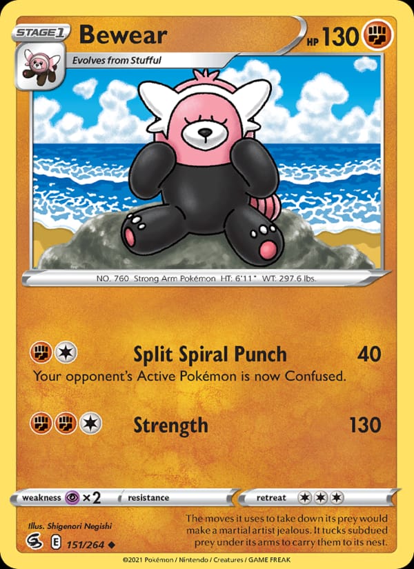 Bewear, SWSH08: Fusion Strike · 151/264