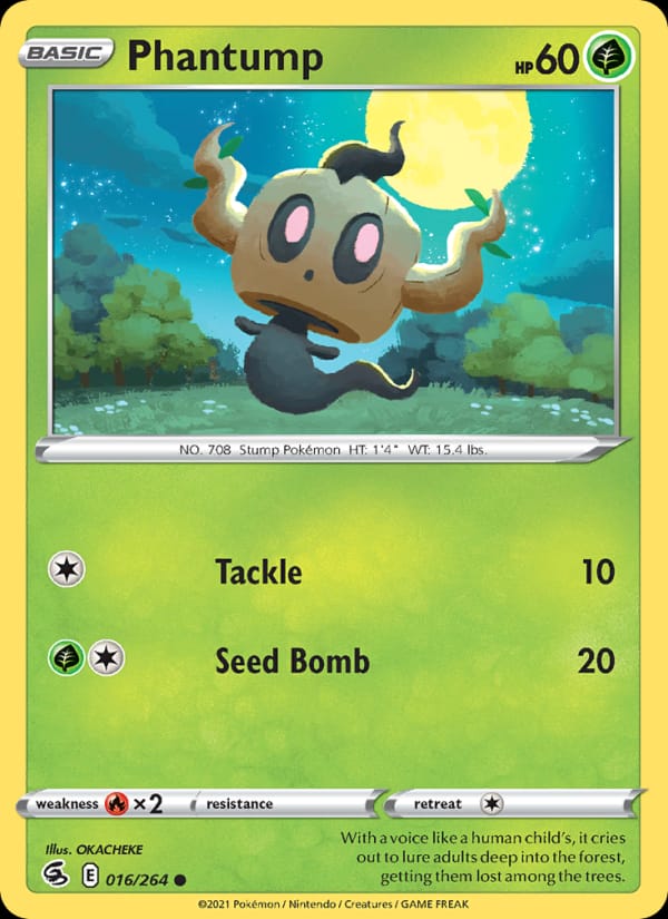 Phantump, SWSH08: Fusion Strike · 016/264