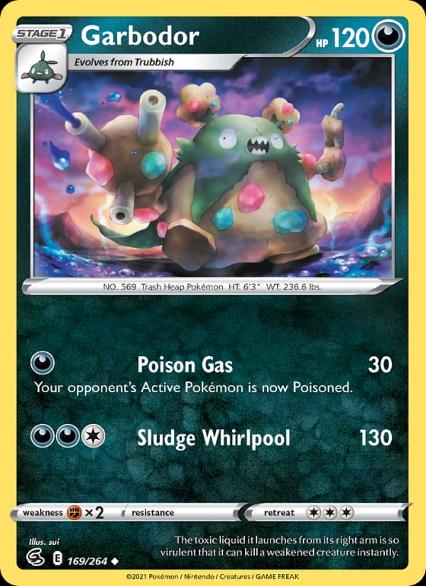 Garbodor, SWSH08: Fusion Strike · 169/264