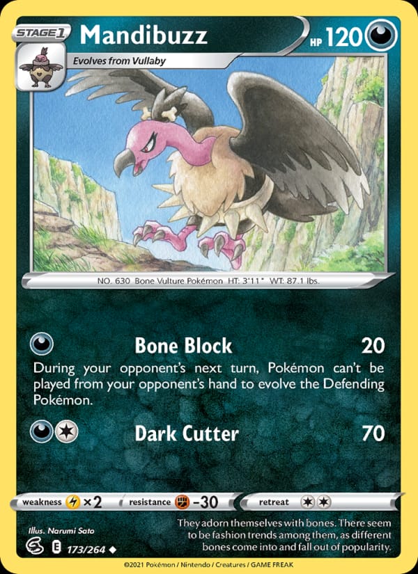 Mandibuzz, SWSH08: Fusion Strike · 173/264