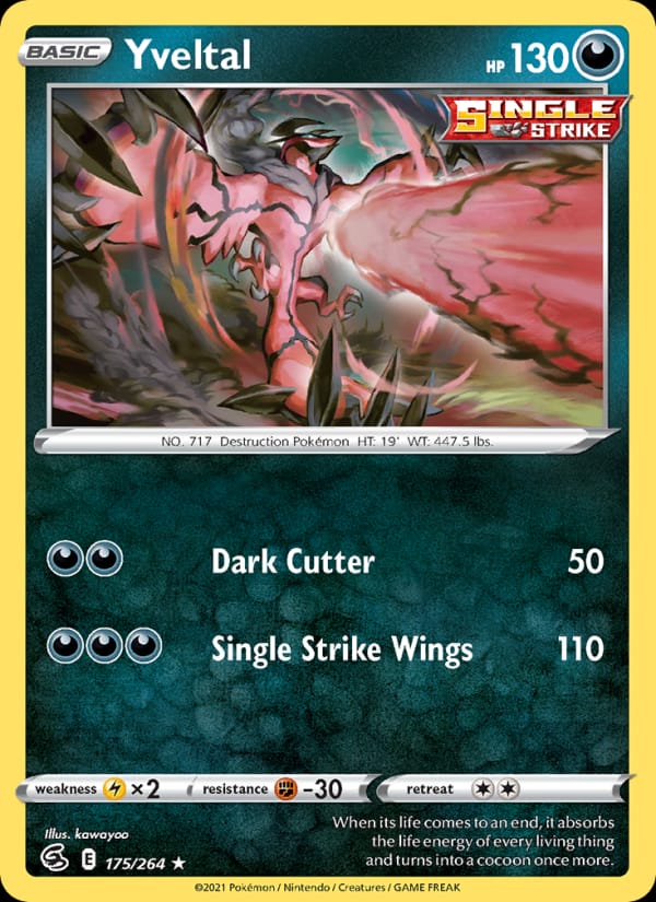 Yveltal, SWSH08: Fusion Strike · 175/264