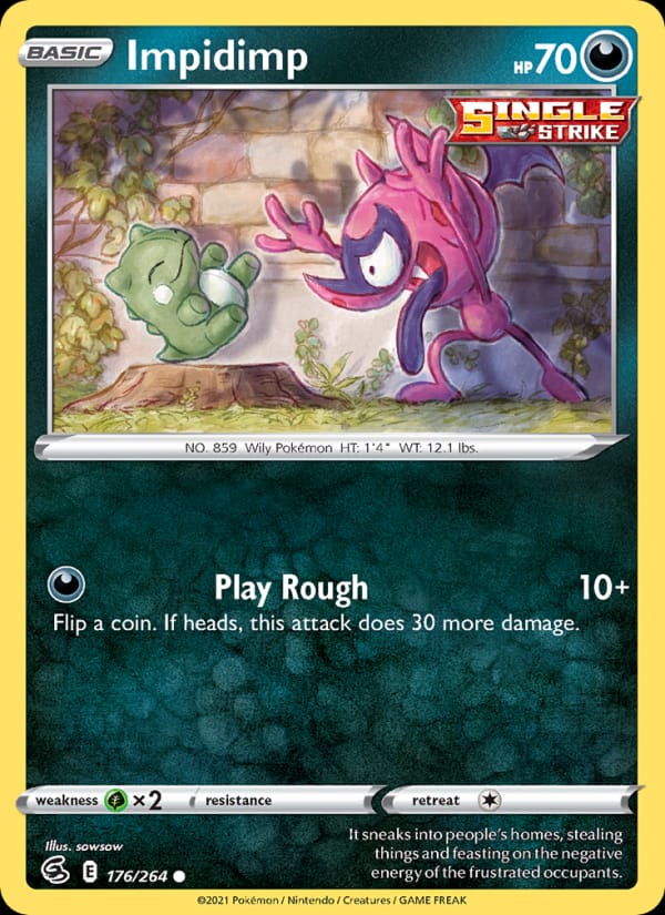 Impidimp, SWSH08: Fusion Strike · 176/264