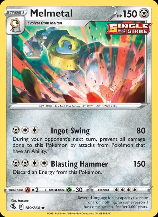 Melmetal, SWSH08: Fusion Strike · 189/264