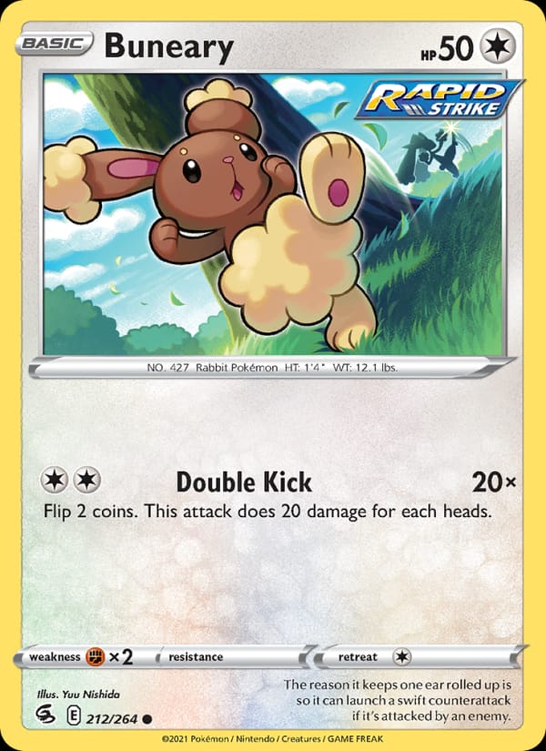 Buneary, SWSH08: Fusion Strike · 212/264