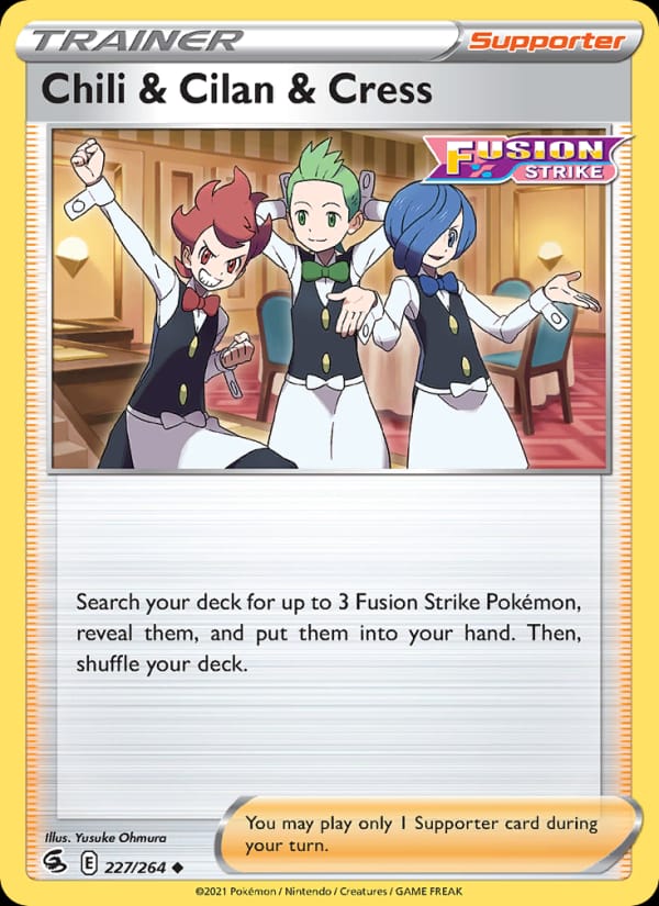 Chili & Cilan & Cress, SWSH08: Fusion Strike · 227/264
