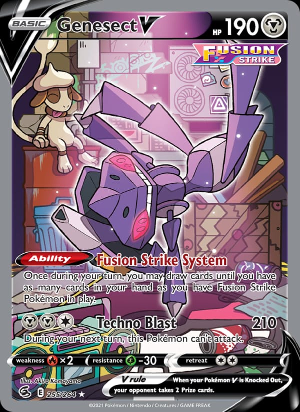 Genesect V, SWSH08: Fusion Strike · 255/264