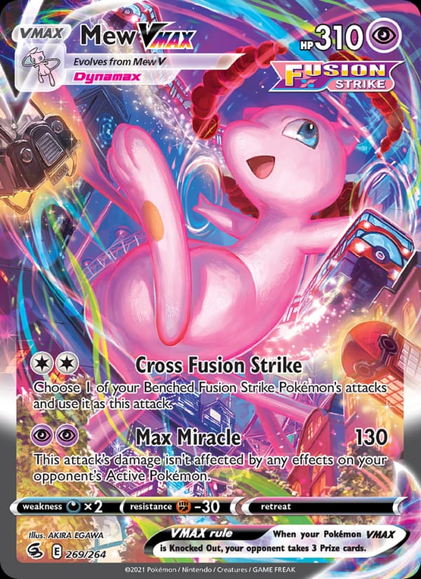 Mew VMAX, SWSH08: Fusion Strike · 269/264