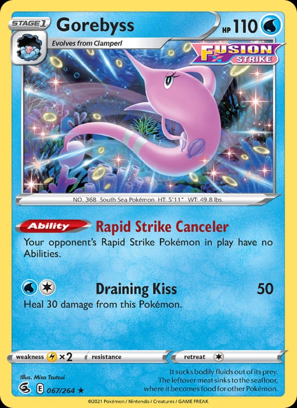Gorebyss, SWSH08: Fusion Strike · 067/264