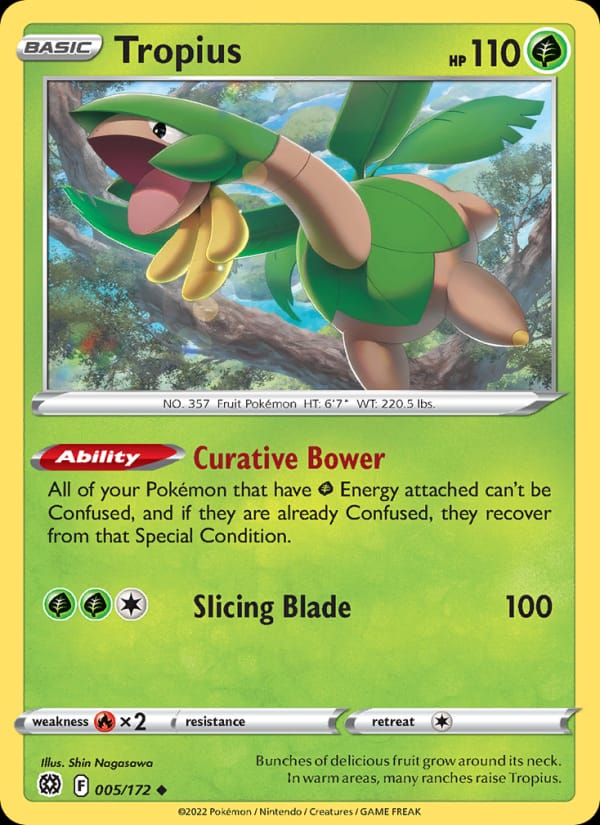 Tropius, SWSH09: Brilliant Stars · 005/172