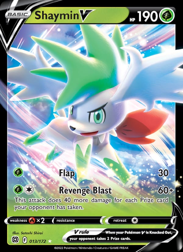Shaymin V, SWSH09: Brilliant Stars · 013/172