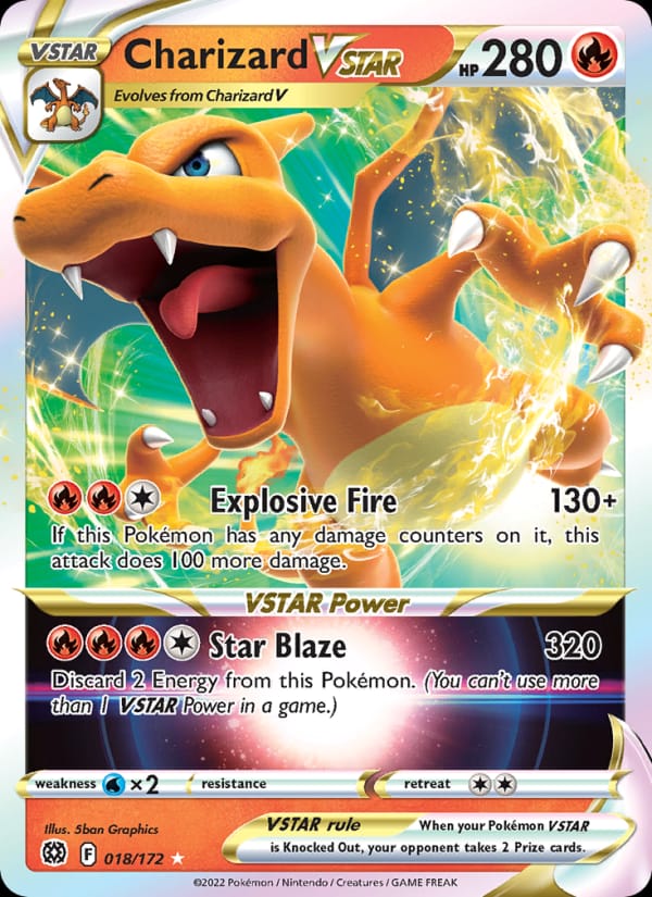 Charizard VSTAR, SWSH09: Brilliant Stars · 018/172