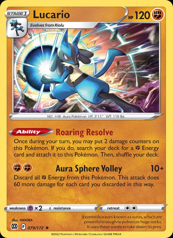 Lucario, SWSH09: Brilliant Stars · 079/172