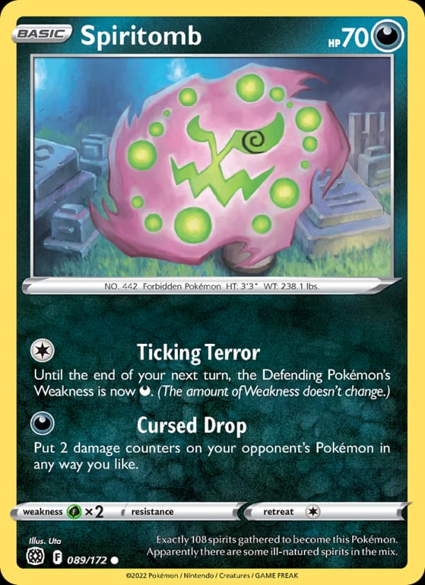 Spiritomb, SWSH09: Brilliant Stars · 089/172