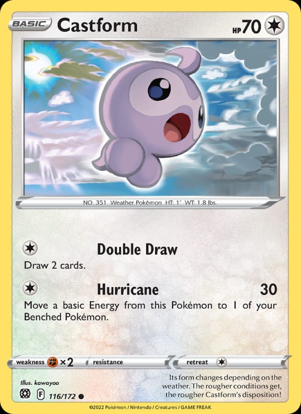 Castform, SWSH09: Brilliant Stars · 116/172