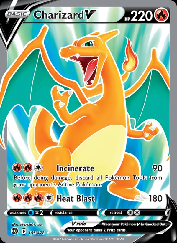 Charizard V, SWSH09: Brilliant Stars · 153/172