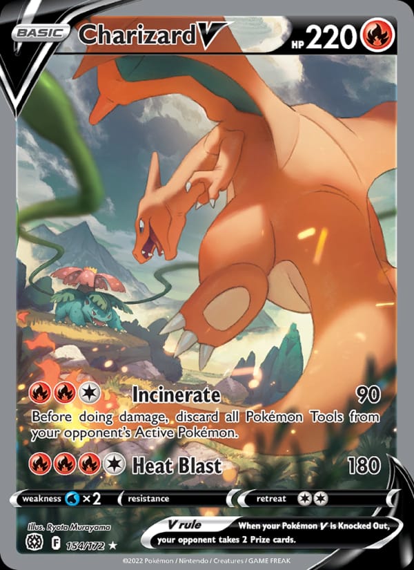 Charizard V, SWSH09: Brilliant Stars · 154/172