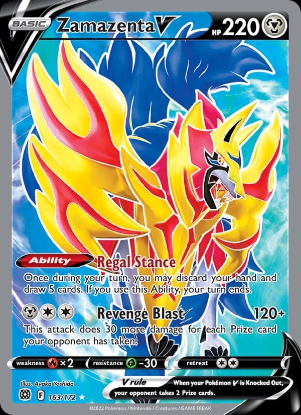 Zamazenta V, SWSH09: Brilliant Stars · 163/172
