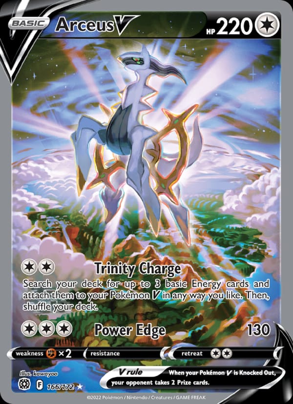 Arceus V, SWSH09: Brilliant Stars · 166/172