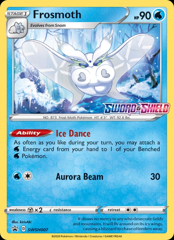 Frosmoth, SWSH: Sword & Shield Promo Cards · SWSH007