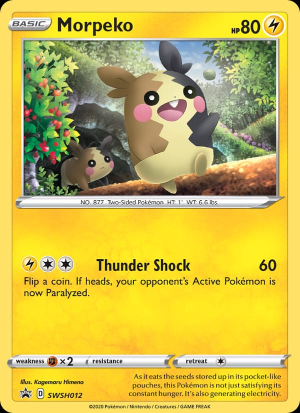 Morpeko, SWSH: Sword & Shield Promo Cards · SWSH012