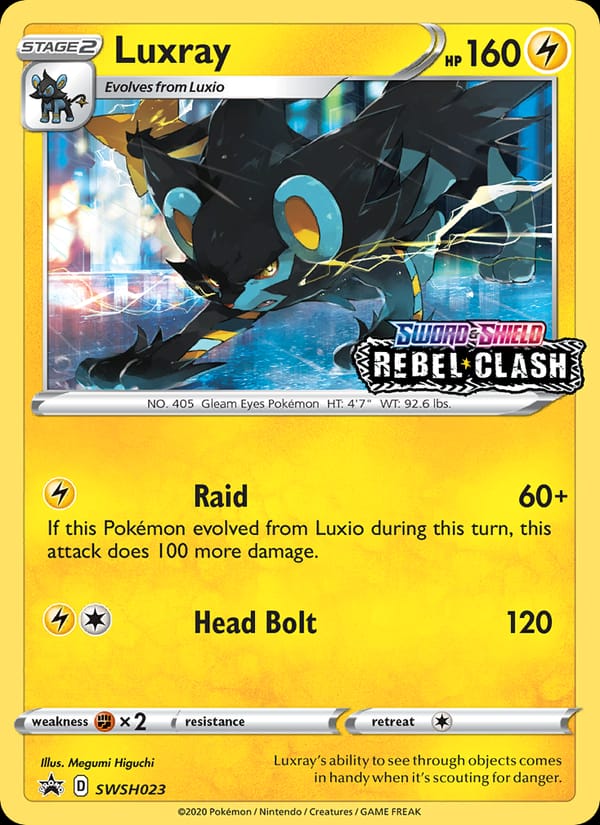 Luxray, SWSH: Sword & Shield Promo Cards · SWSH023