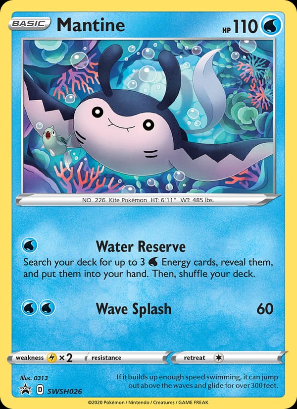 Mantine, SWSH: Sword & Shield Promo Cards · SWSH026
