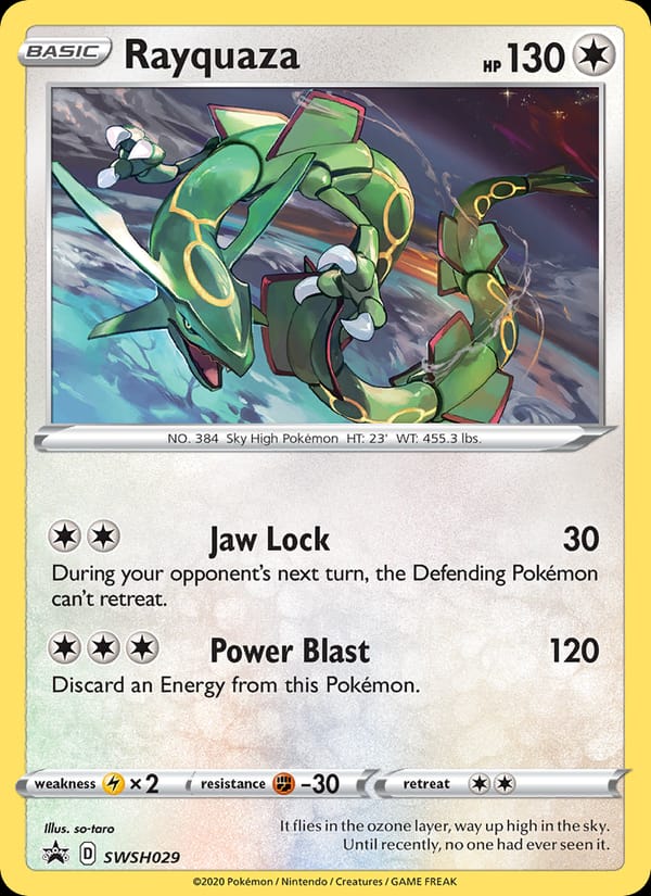 Rayquaza, SWSH: Sword & Shield Promo Cards · SWSH029
