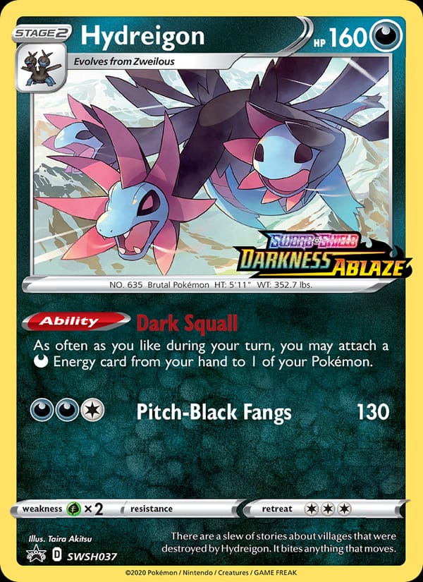 Hydreigon, SWSH: Sword & Shield Promo Cards · SWSH037