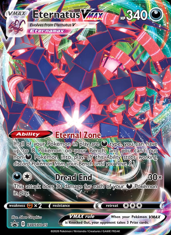 Eternatus VMAX, SWSH: Sword & Shield Promo Cards · SWSH045
