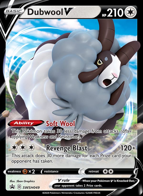 Dubwool V, SWSH: Sword & Shield Promo Cards · SWSH049