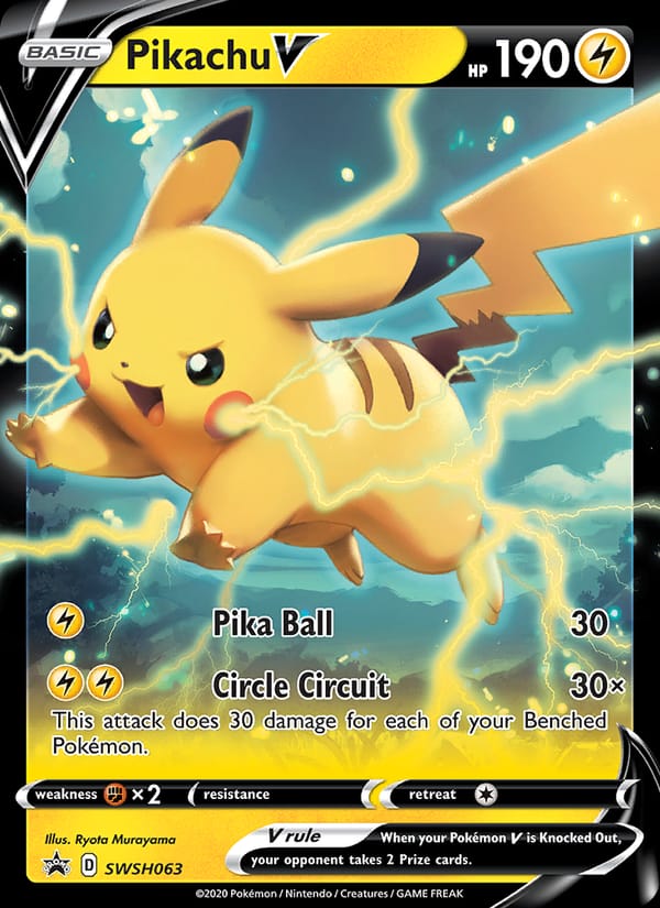 Pikachu V, SWSH: Sword & Shield Promo Cards · SWSH063