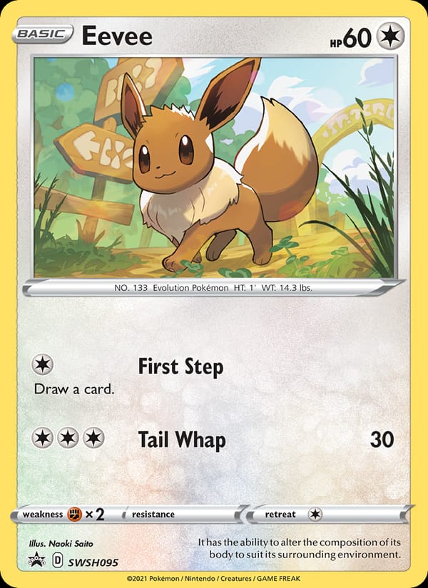 Eevee, SWSH: Sword & Shield Promo Cards · SWSH095