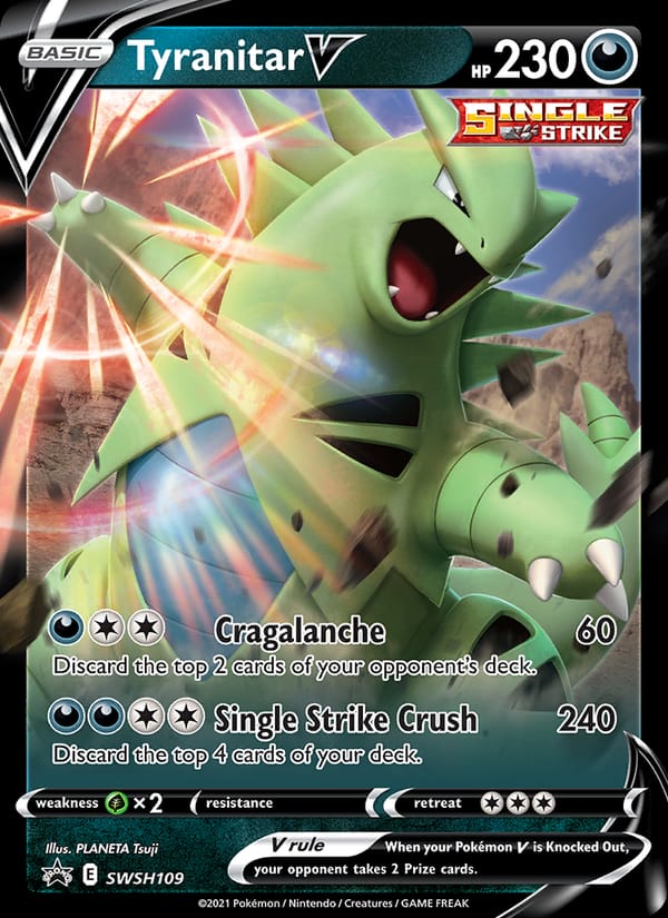 Tyranitar V, SWSH: Sword & Shield Promo Cards · SWSH109