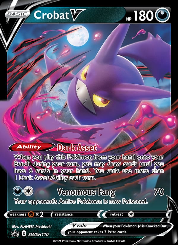 Crobat V, SWSH: Sword & Shield Promo Cards · SWSH110