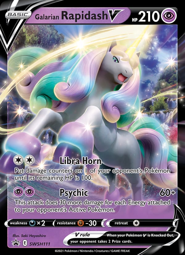 Galarian Rapidash V, Jumbo Cards · SWSH111