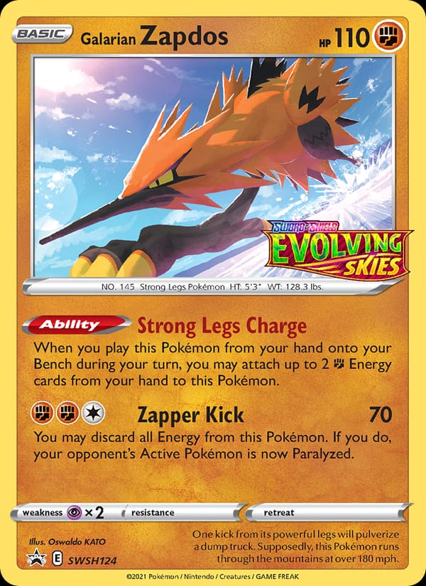 Galarian Zapdos, SWSH: Sword & Shield Promo Cards · SWSH124