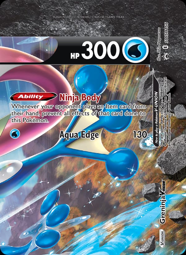 Greninja V-UNION, SWSH: Sword & Shield Promo Cards · SWSH156