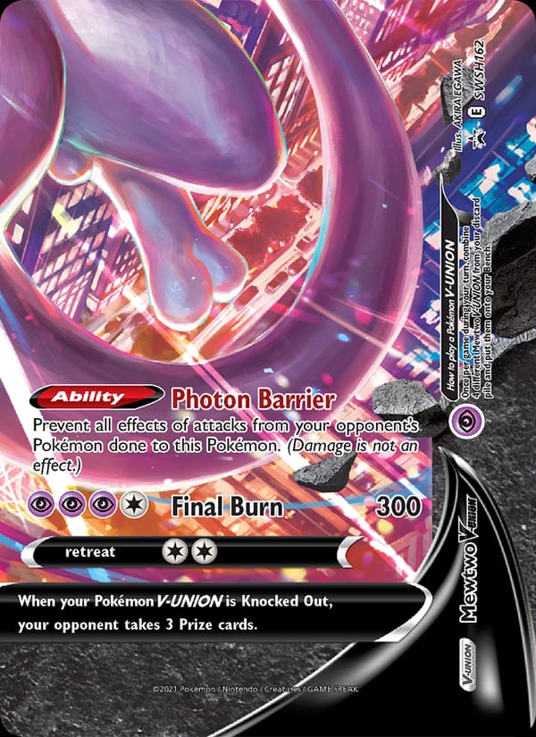 Mewtwo V-UNION, SWSH: Sword & Shield Promo Cards · SWSH162