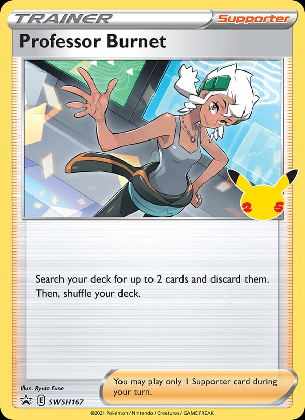 Professor Burnet, SWSH: Sword & Shield Promo Cards · SWSH167