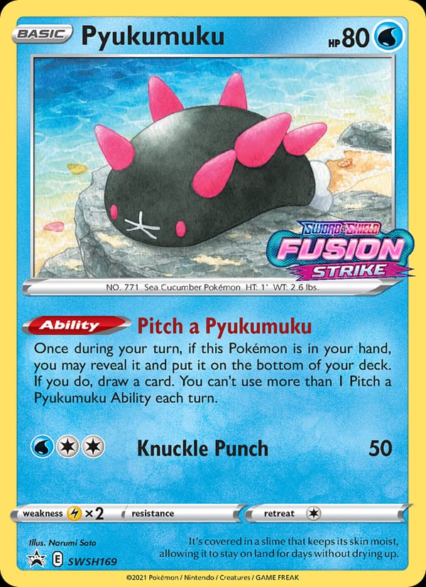 Pyukumuku, SWSH: Sword & Shield Promo Cards · SWSH169