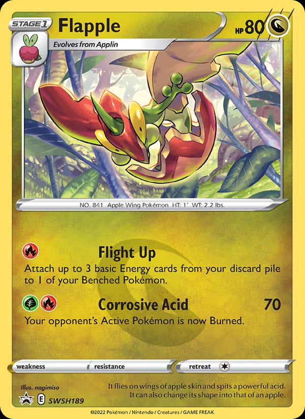 Flapple, SWSH: Sword & Shield Promo Cards · SWSH189