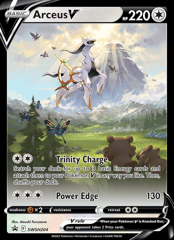 Arceus V, SWSH: Sword & Shield Promo Cards · SWSH204