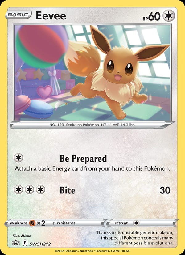 Eevee, SWSH: Sword & Shield Promo Cards · SWSH212