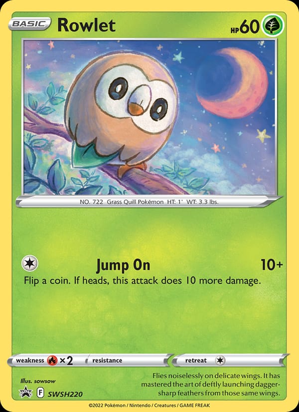 Rowlet, Miscellaneous Cards & Products · SWSH220
