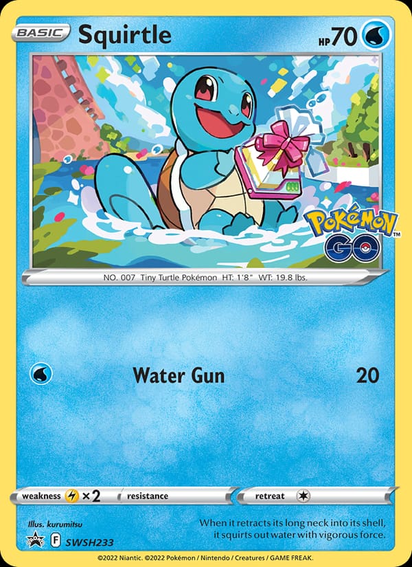 Squirtle, SWSH: Sword & Shield Promo Cards · SWSH233